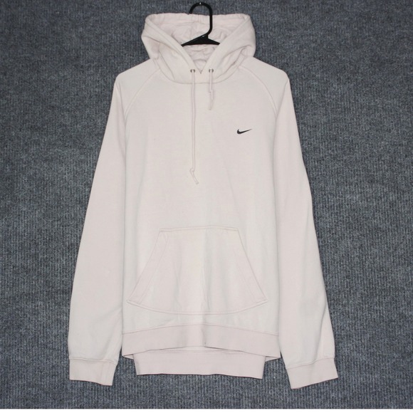 Nike Other - Vintage Nike Pullover Hoodie Sweatshirt Light Pink Small Swoosh Logo Women's‎ XL